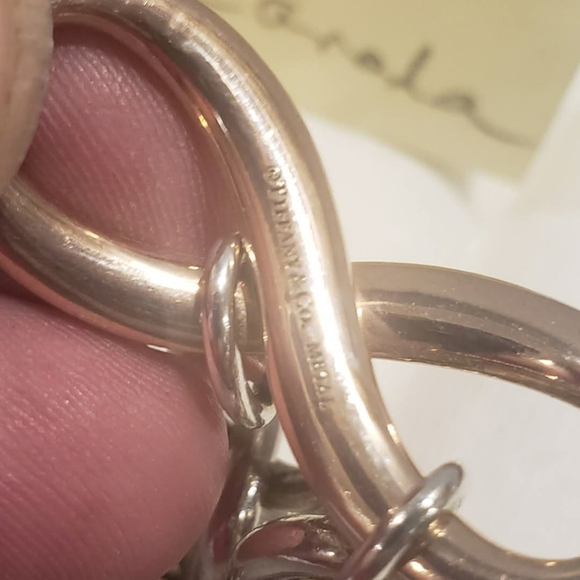 Tiffany Silver and Rubedo Infinity Bracelet - Picture 6 of 7